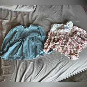 Nicole Miller Blue and Floral Kids Blouses